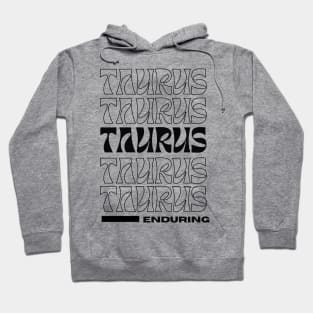 Retro Taurus Design Hoodie